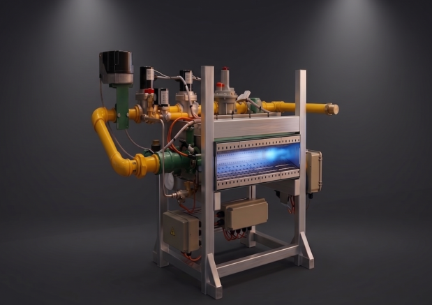Air Heat Gas Burner