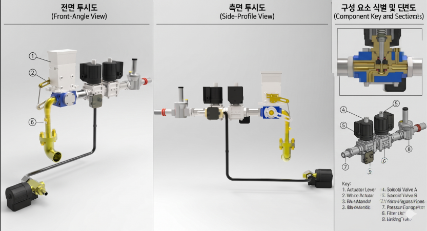 Gas Burner Train Unit 및 버너 악세사리